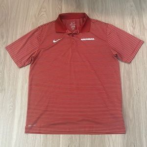 Arkansas Razorbacks Dri-Fit Gameday Golf Polo Large